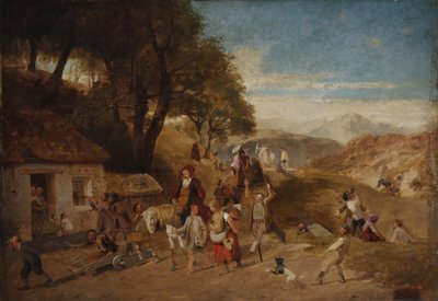 The Beggars Coming to Town by James Baker Pyne